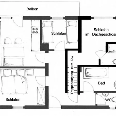 Apartmán Weitsicht Ruhpolding, 3 Schlafzimmer, Bergpanorama, Alleinlage *